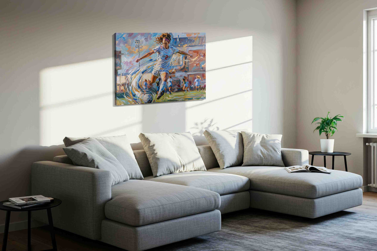 Euphony of Motion – sports canvas wall art, gallery-wrapped, ready to hang