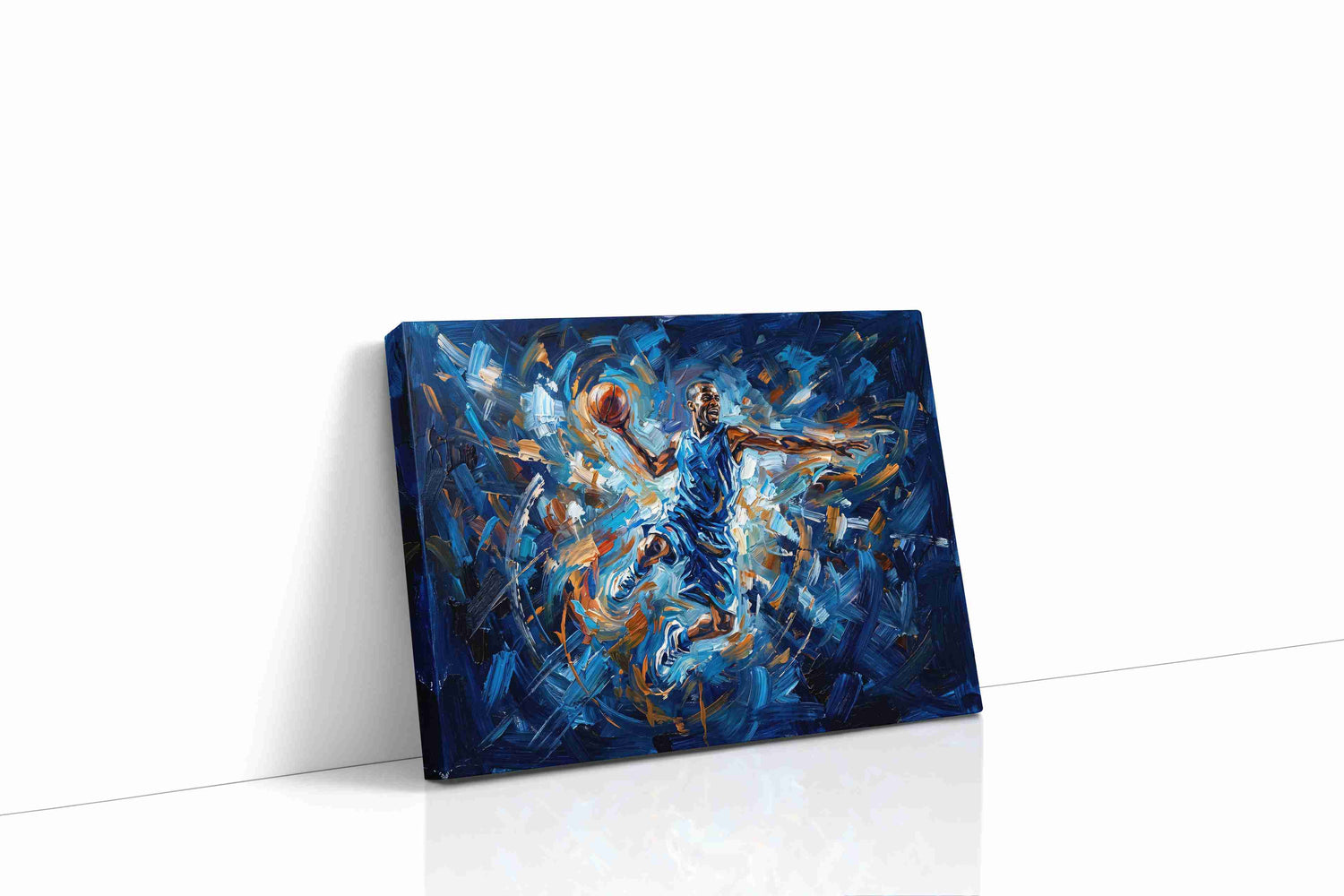 Euphoric Slam sports canvas print, gallery-wrapped, ready to hang