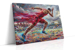 Explosive Momentum – sports canvas wall art, gallery-wrapped, ready to hang