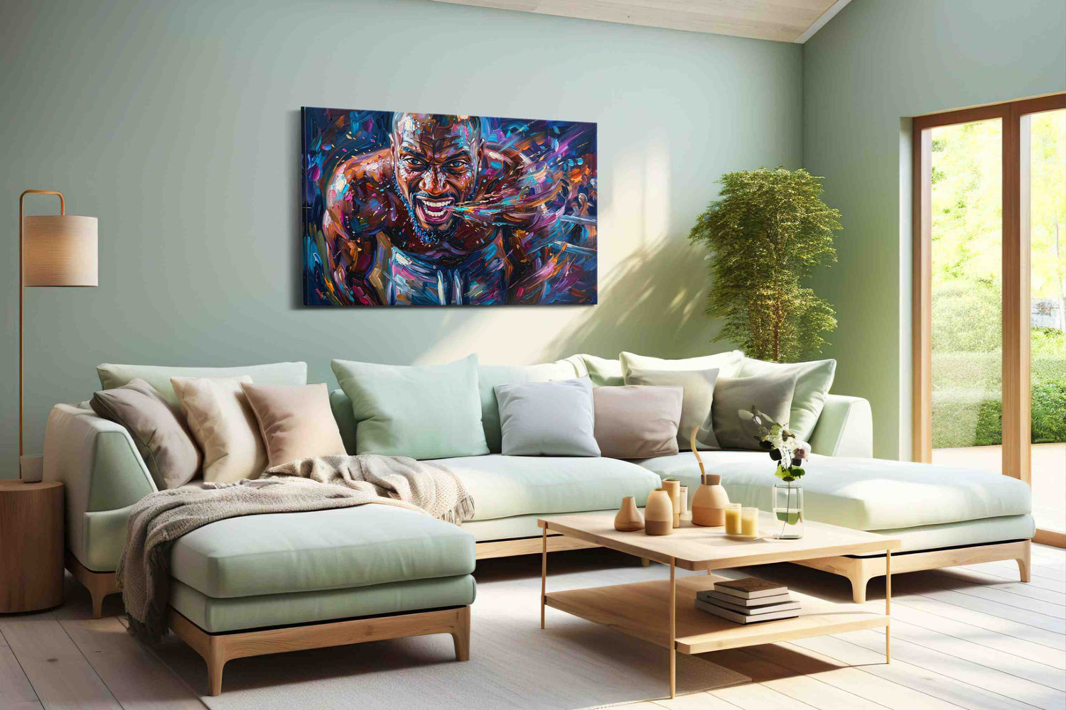 Fury in Motion – sports canvas wall art, gallery-wrapped, ready to hang