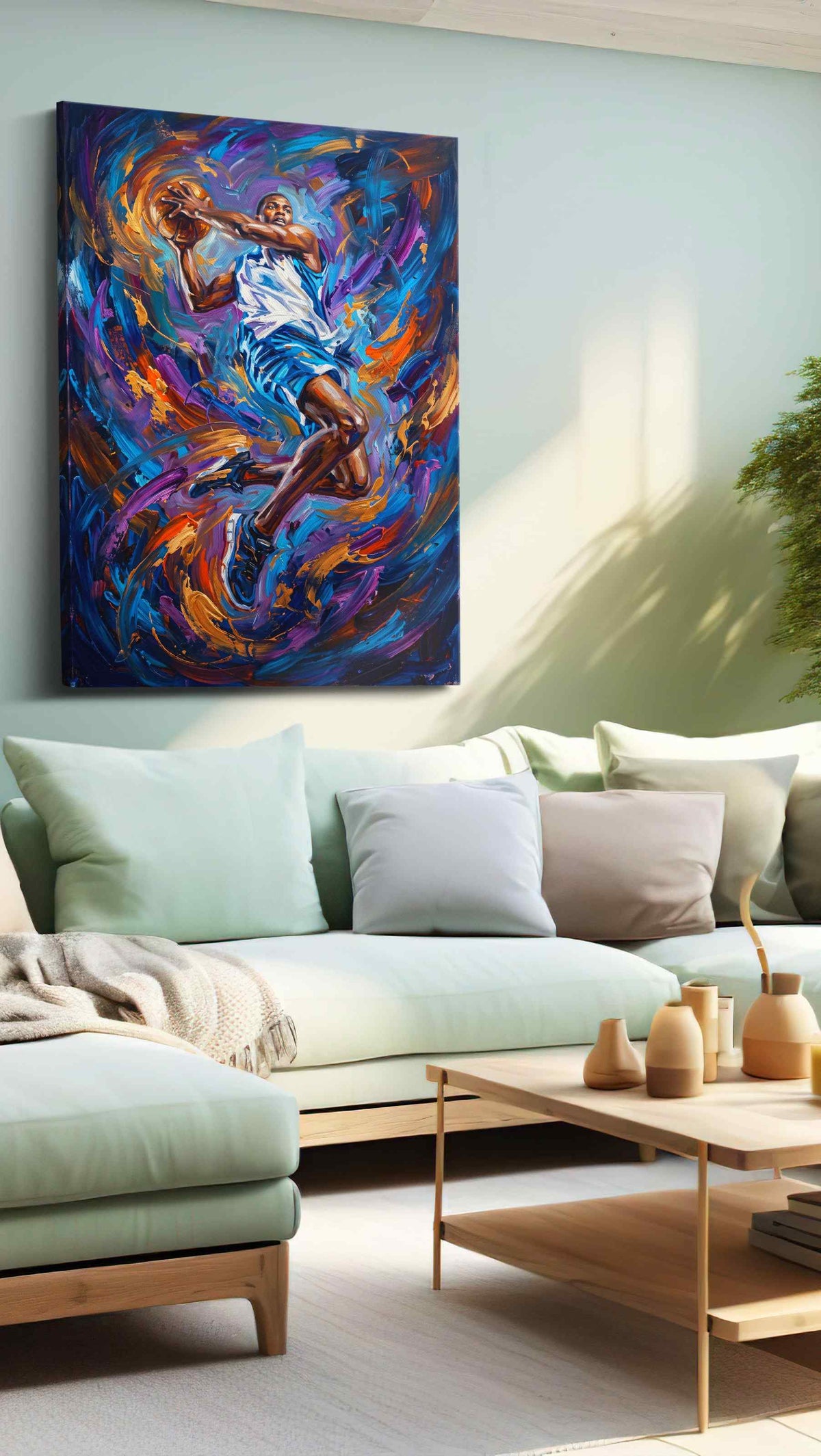 Gravity Defied Aerial Elegance – sports canvas wall art, gallery-wrapped, ready to hang