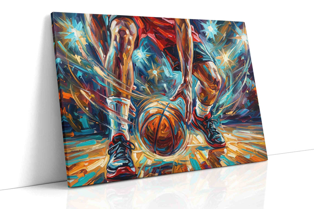 Rhythm of the Court – sports canvas wall art, gallery-wrapped, ready to hang