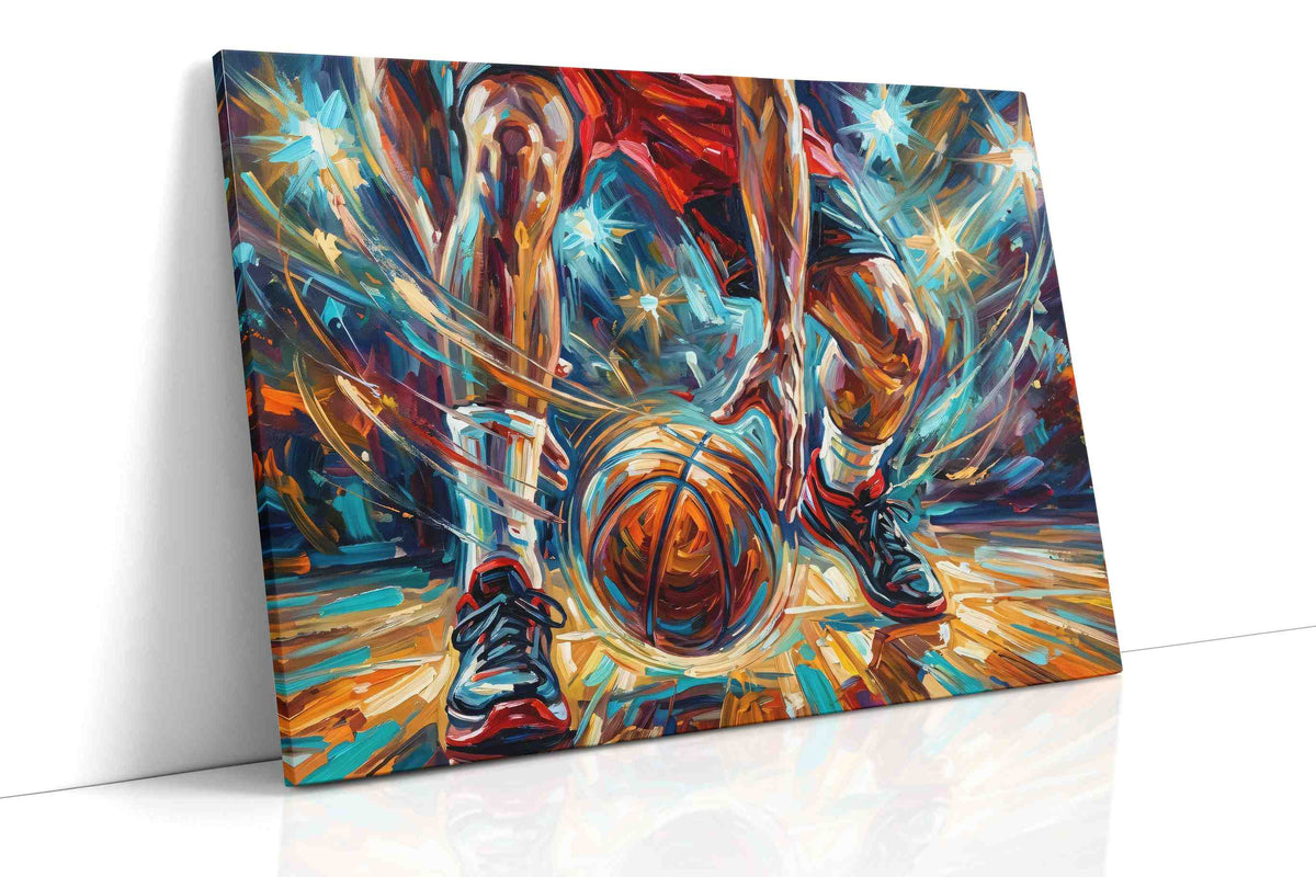 Rhythm of the Court – sports canvas wall art, gallery-wrapped, ready to hang