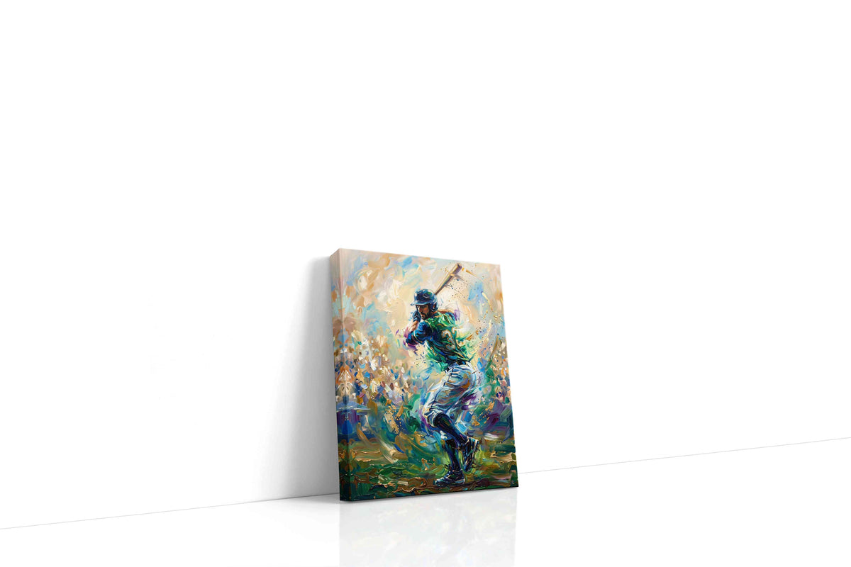 Swing of Vibrant Dreams sports canvas print gallery-wrapped portrait canvas studio shot