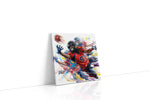 The Thrill of the Catch sports canvas print gallery-wrapped square canvas studio shot