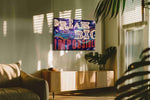 Galactic Dreams Unbound motivational canvas print, on wall, lifestyle preview