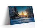 Capitol's Winter Majesty winter canvas print gallery-wrapped landscape canvas studio shot