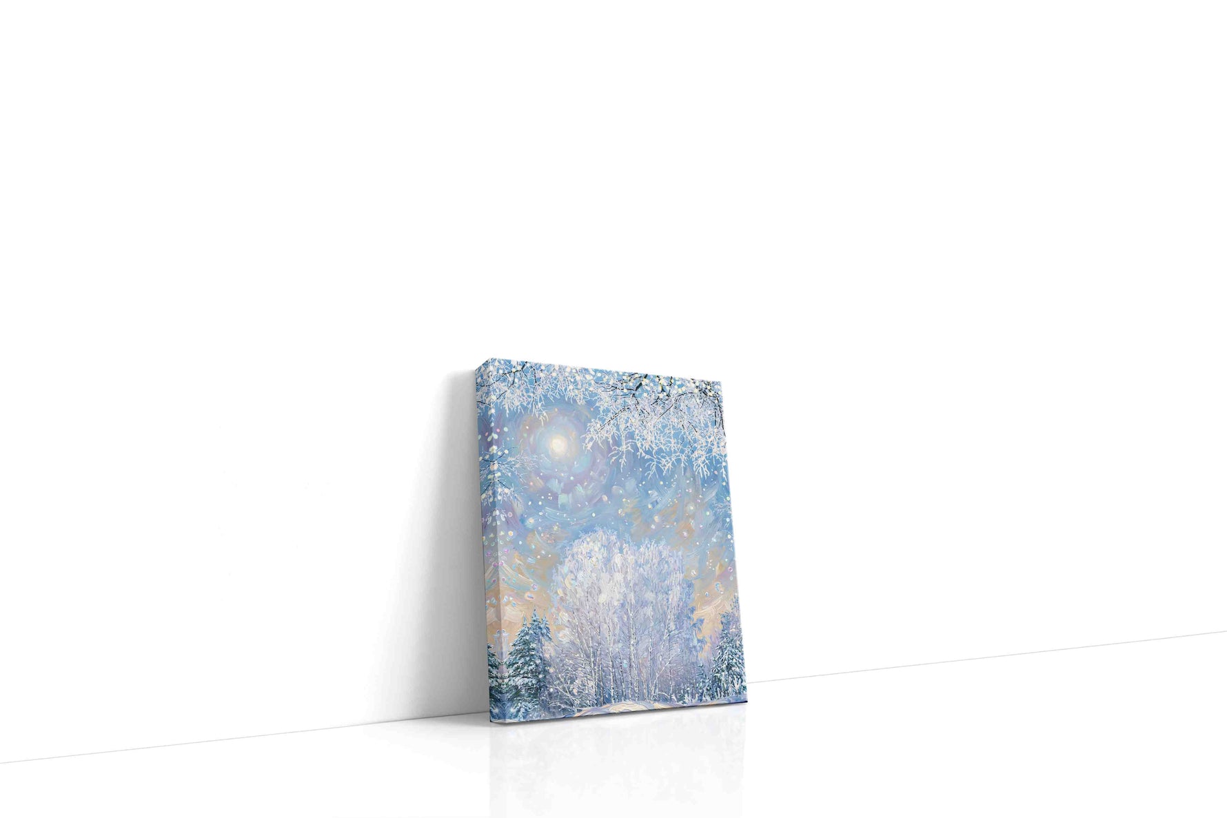 Enchanted Winter Solstice winter canvas print, gallery-wrapped, ready to hang