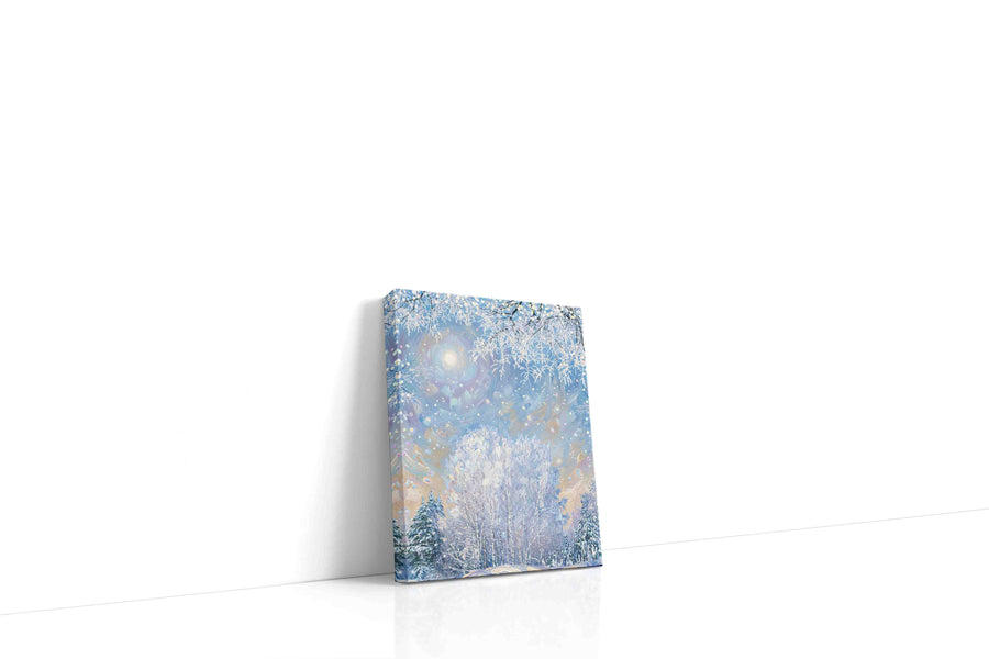 Enchanted Winter Solstice winter canvas print, gallery-wrapped, ready to hang