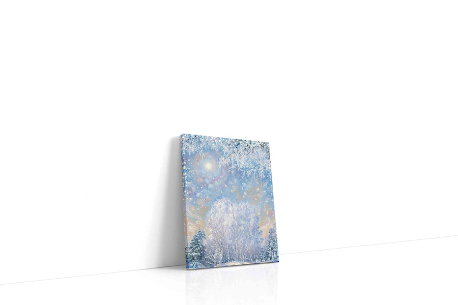 Enchanted Winter Solstice winter canvas print gallery-wrapped portrait canvas studio shot