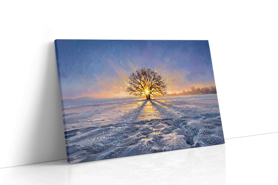 Eternal Light of Winter winter canvas print, gallery-wrapped, ready to hang