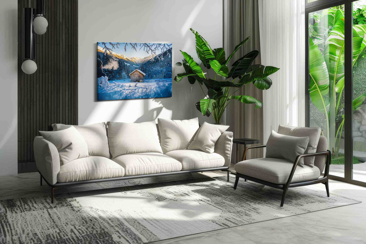 Whispers of Winter Dawn – winter canvas wall art, gallery-wrapped, ready to hang