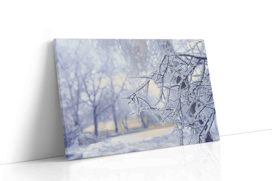Whispers of Winter Frost winter canvas print, gallery-wrapped, ready to hang