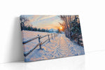 Whispers of Winter Gleam winter canvas print, gallery-wrapped, ready to hang