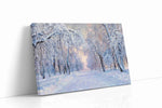 Whispers of Winter Twilight winter canvas print gallery-wrapped landscape canvas studio shot