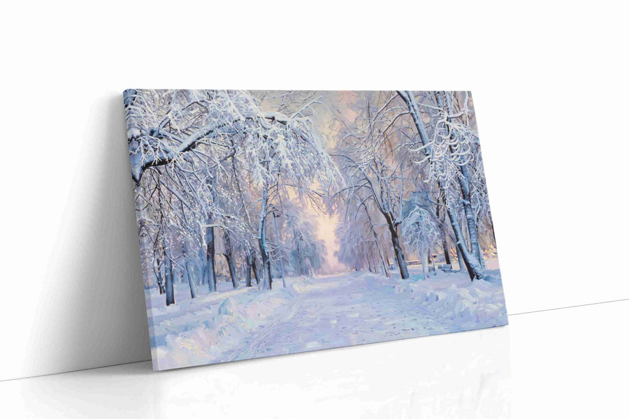 Whispers of Winter Twilight winter canvas print, gallery-wrapped, ready to hang