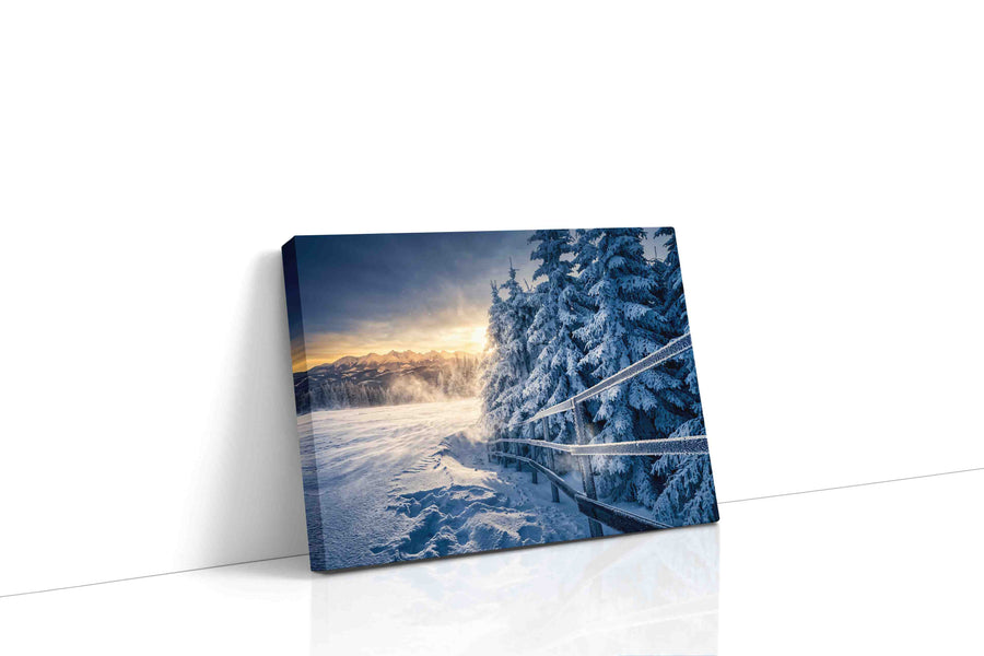 Whispers of a Winter Morning winter canvas print, gallery-wrapped, ready to hang