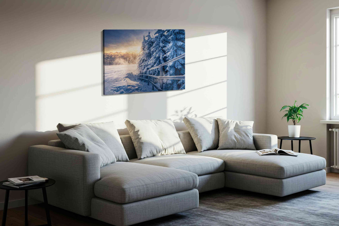 Whispers of a Winter Morning – winter canvas wall art, gallery-wrapped, ready to hang
