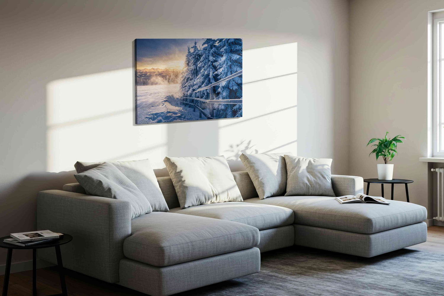 Whispers of a Winter Morning – winter canvas wall art, gallery-wrapped, ready to hang