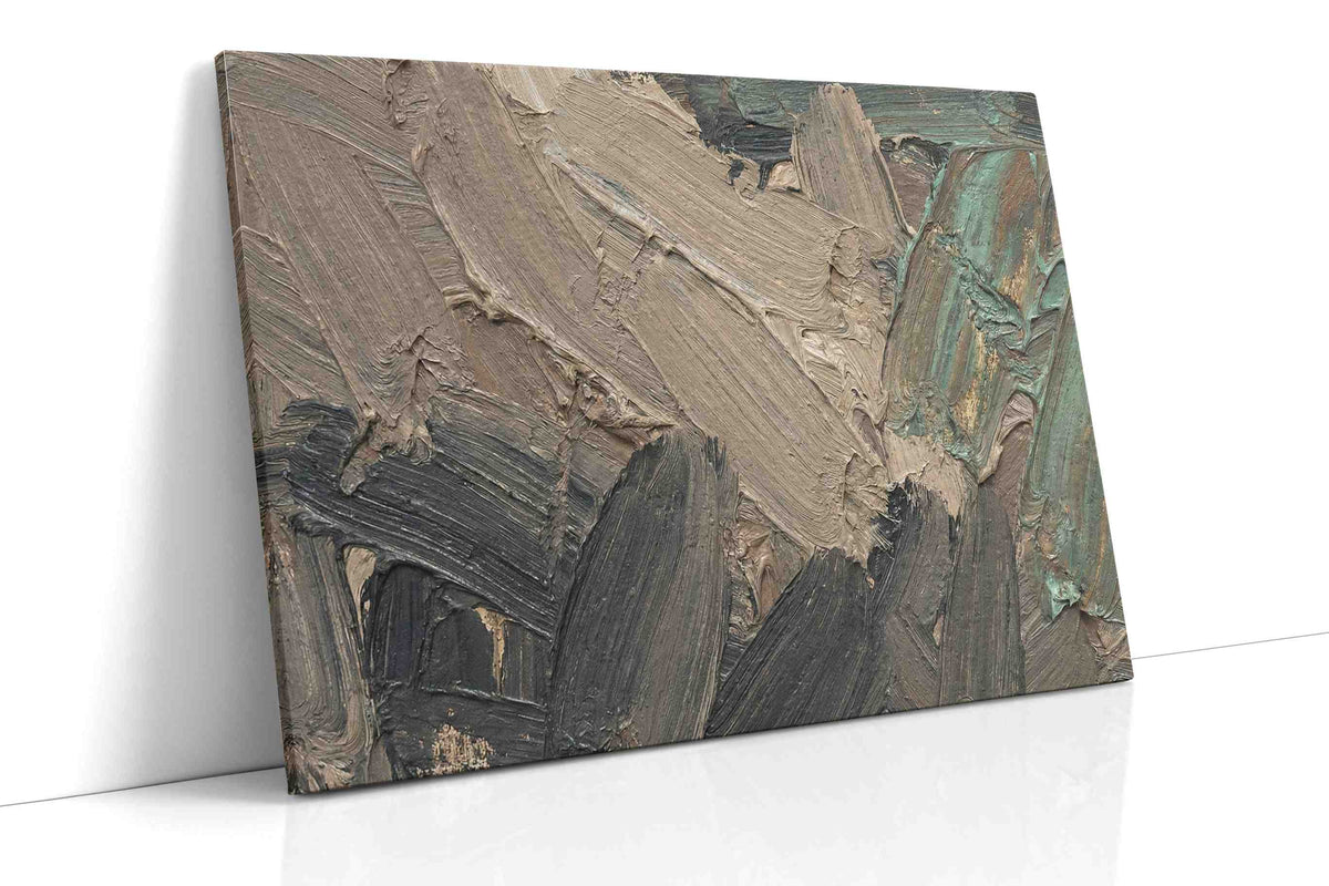 Earth's Embrace in Texture abstract canvas print, gallery-wrapped, ready to hang