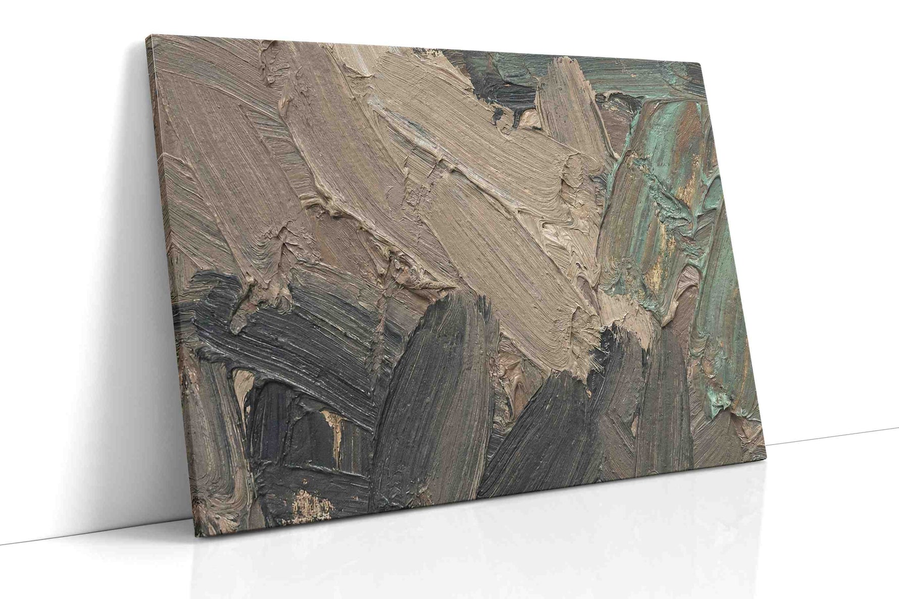 Earth's Embrace in Texture abstract canvas print, gallery-wrapped, ready to hang