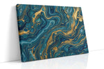 Ebb and Flow of Gold abstract canvas print, gallery-wrapped, ready to hang
