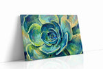 Whirl of Verdant Dreams geometric canvas print, gallery-wrapped, ready to hang
