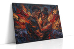 Luminous Embrace – romance canvas wall art, gallery-wrapped, ready to hang
