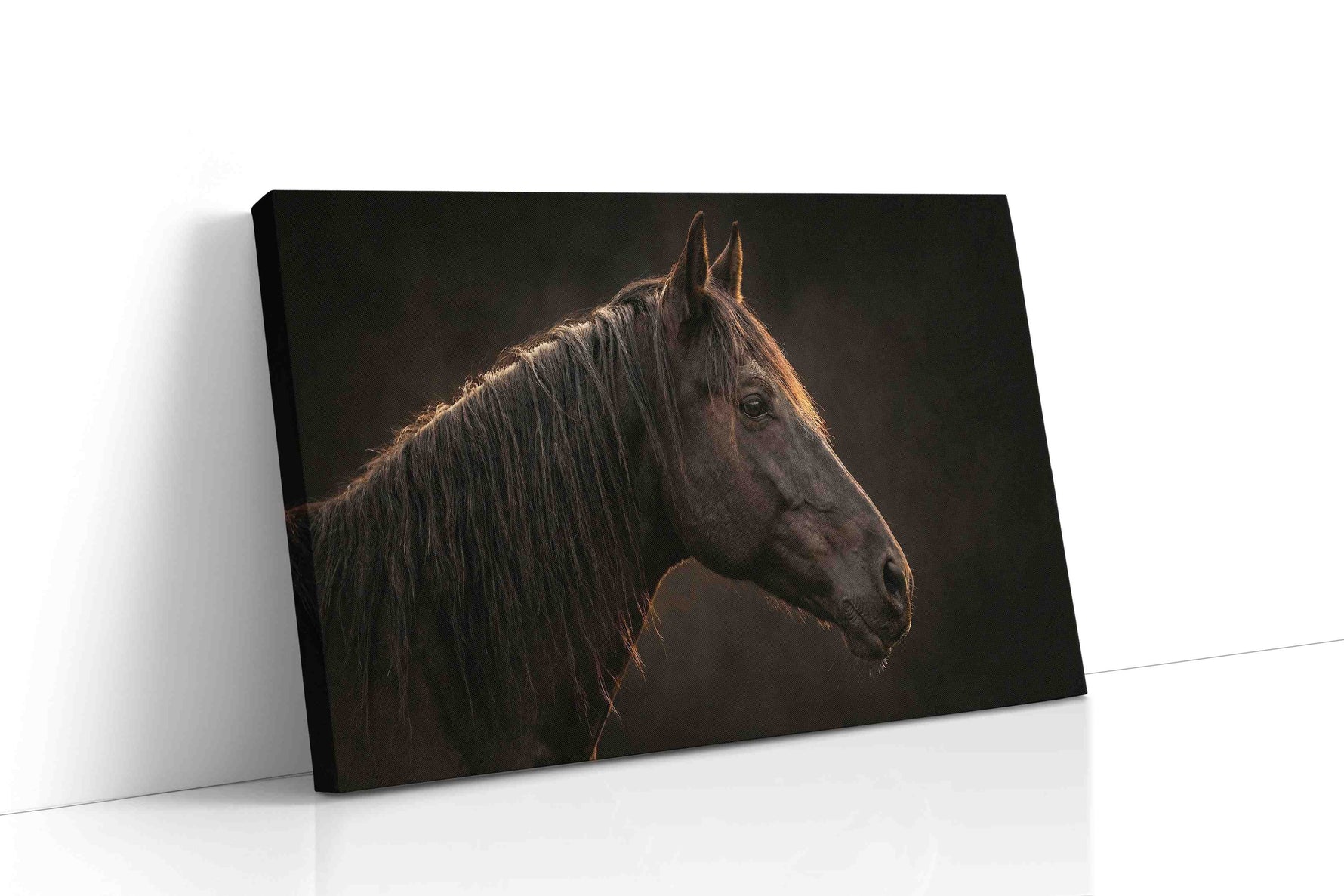 Ethereal Equine Majesty animals canvas print, gallery-wrapped, ready to hang