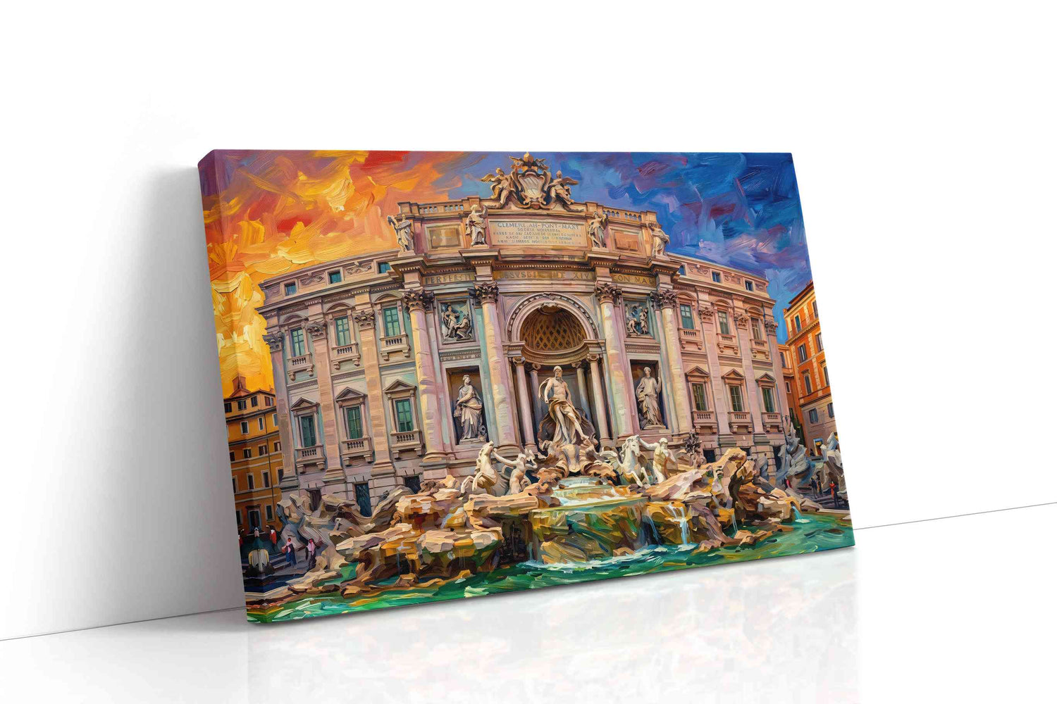 Eternal Splendor landmarks canvas print, gallery-wrapped, ready to hang