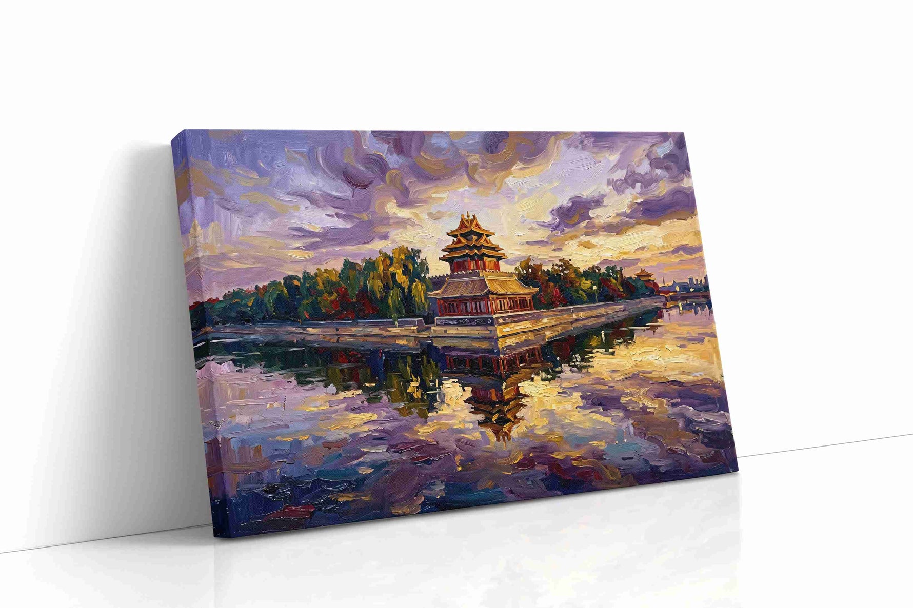 Reflections of Tranquil Majesty landmarks canvas print, gallery-wrapped, ready to hang