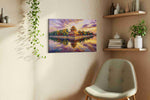Reflections of Tranquil Majesty landmarks canvas print, hanging on wall