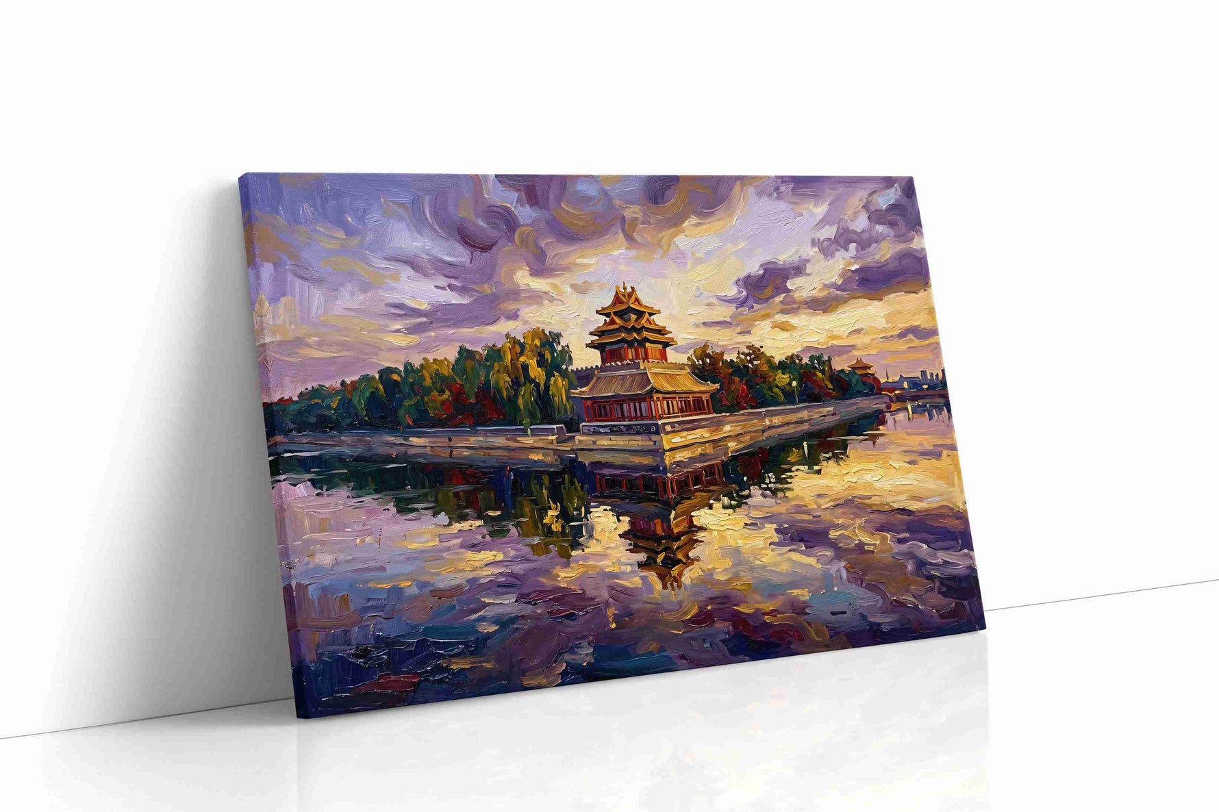 Reflections of Tranquil Majesty landmarks canvas print gallery-wrapped landscape canvas studio shot