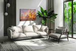 Sunset Serenade at the Taj – landmarks canvas wall art, gallery-wrapped, ready to hang