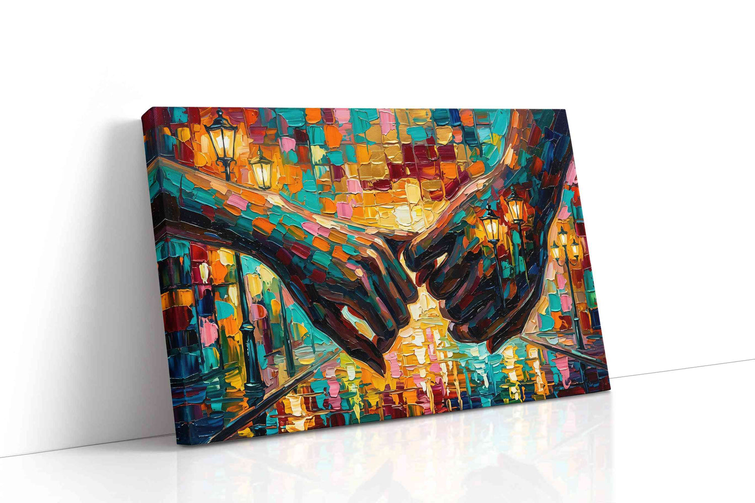 Eternal Connection romance canvas print, gallery-wrapped, ready to hang