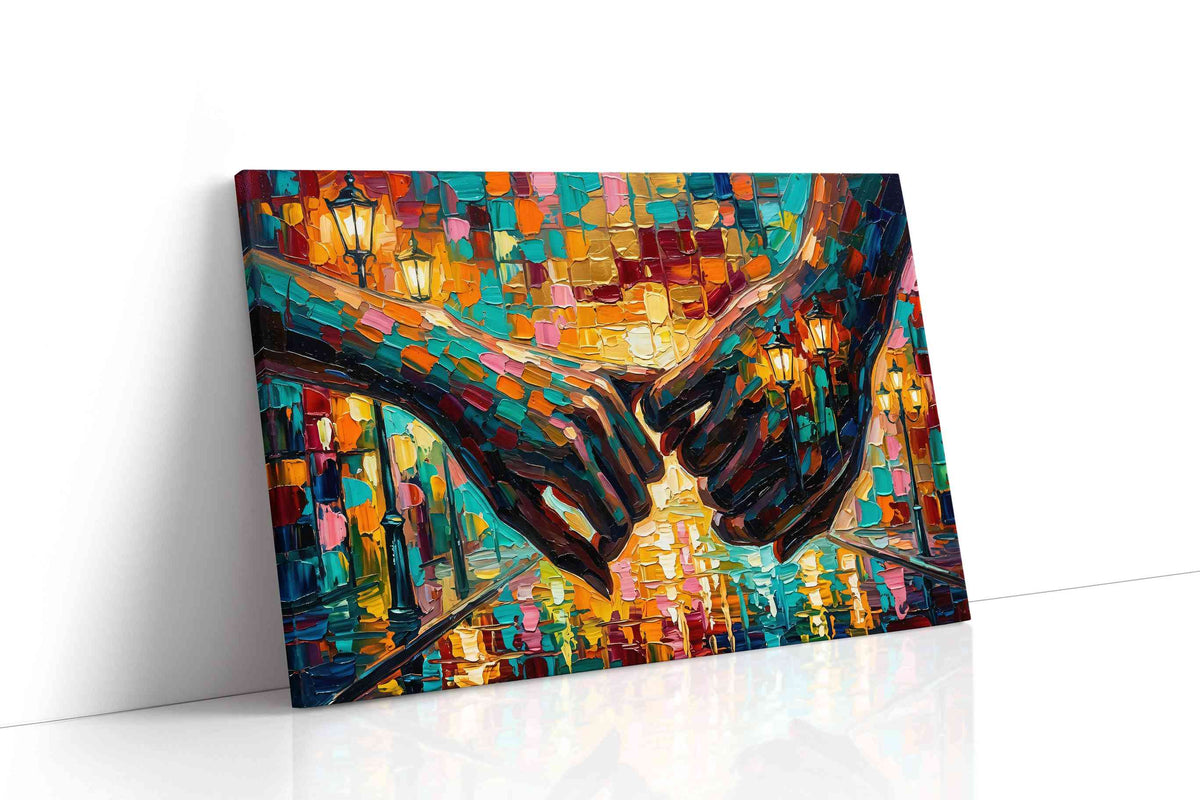 Eternal Connection romance canvas print gallery-wrapped landscape canvas studio shot