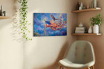 Eagle and Liberty Dreams – patriotic canvas wall art, gallery-wrapped, ready to hang