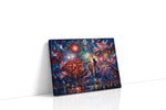 Firework Symphony of Liberty patriotic canvas print, gallery-wrapped, ready to hang