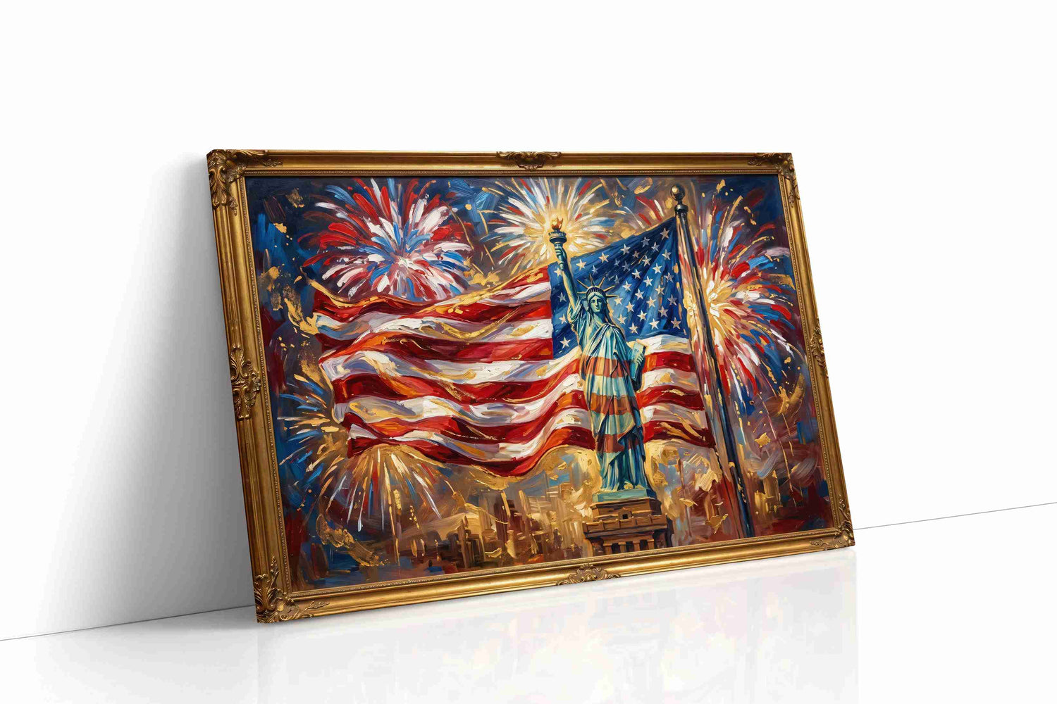 Liberty in Splendor patriotic canvas print, gallery-wrapped, ready to hang