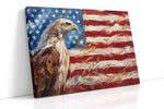 Soaring Spirit Freedom's Emblem patriotic canvas print, gallery-wrapped, ready to hang