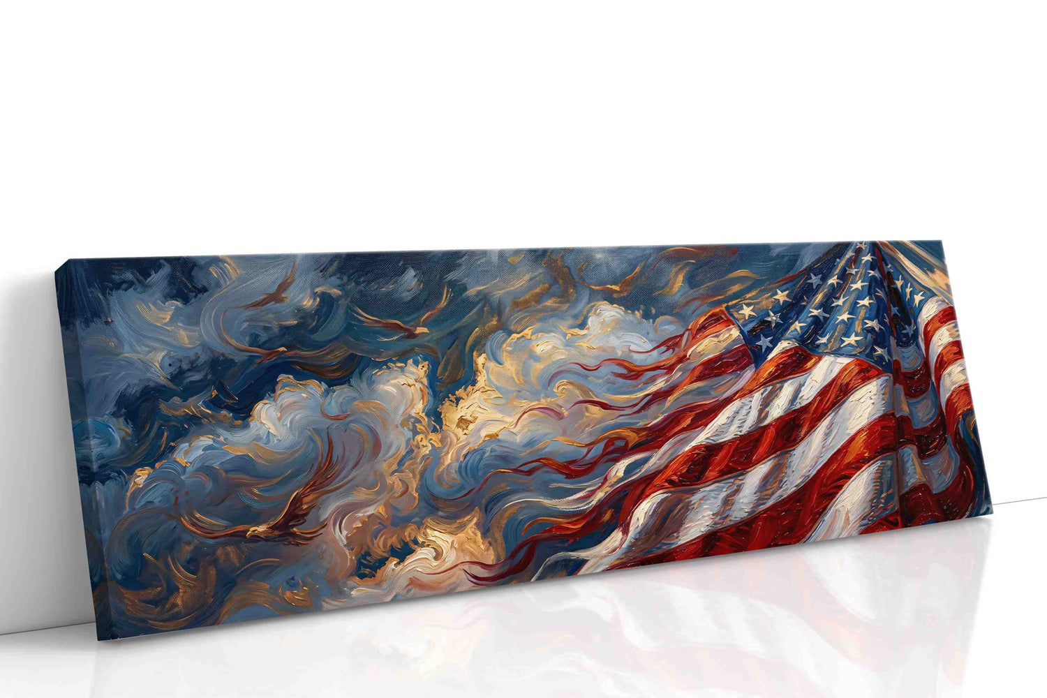 Winds of Freedom patriotic canvas print, gallery-wrapped, ready to hang