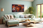 Embers of Passion – romance canvas wall art, gallery-wrapped, ready to hang