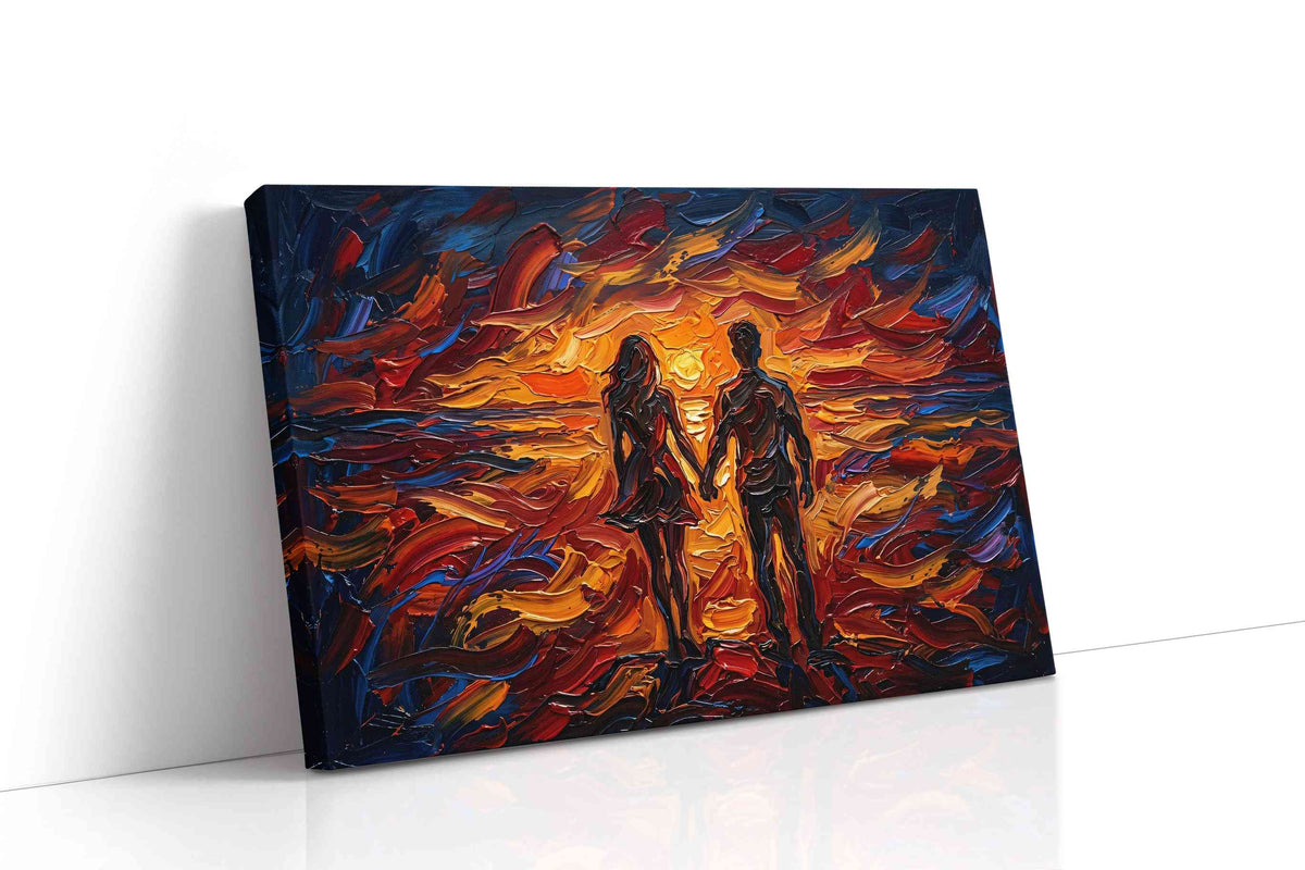 Embers of Twilight romance canvas print gallery-wrapped landscape canvas studio shot