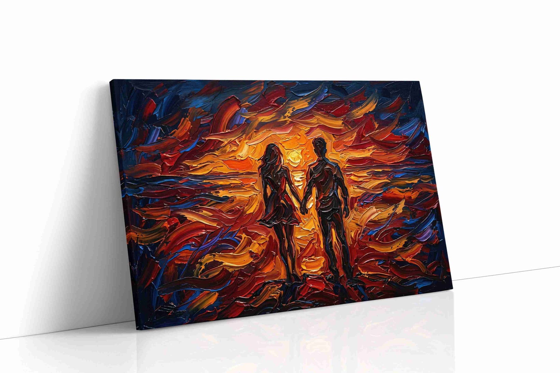 Embers of Twilight romance canvas print, gallery-wrapped, ready to hang
