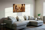 Eternal Evening Toast romance canvas print in a living room scene