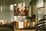 Eternal Evening Toast – romance canvas wall art, gallery-wrapped, ready to hang