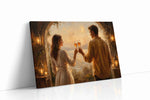 Eternal Evening Toast romance canvas print gallery-wrapped landscape canvas studio shot