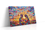 Eternal Love Symphony romance canvas print, gallery-wrapped, ready to hang