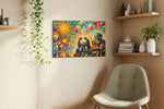 Luminous Evening Sentiments – romance canvas wall art, gallery-wrapped, ready to hang