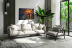 Sunset Serenade in Oils romance canvas print, on wall, lifestyle preview